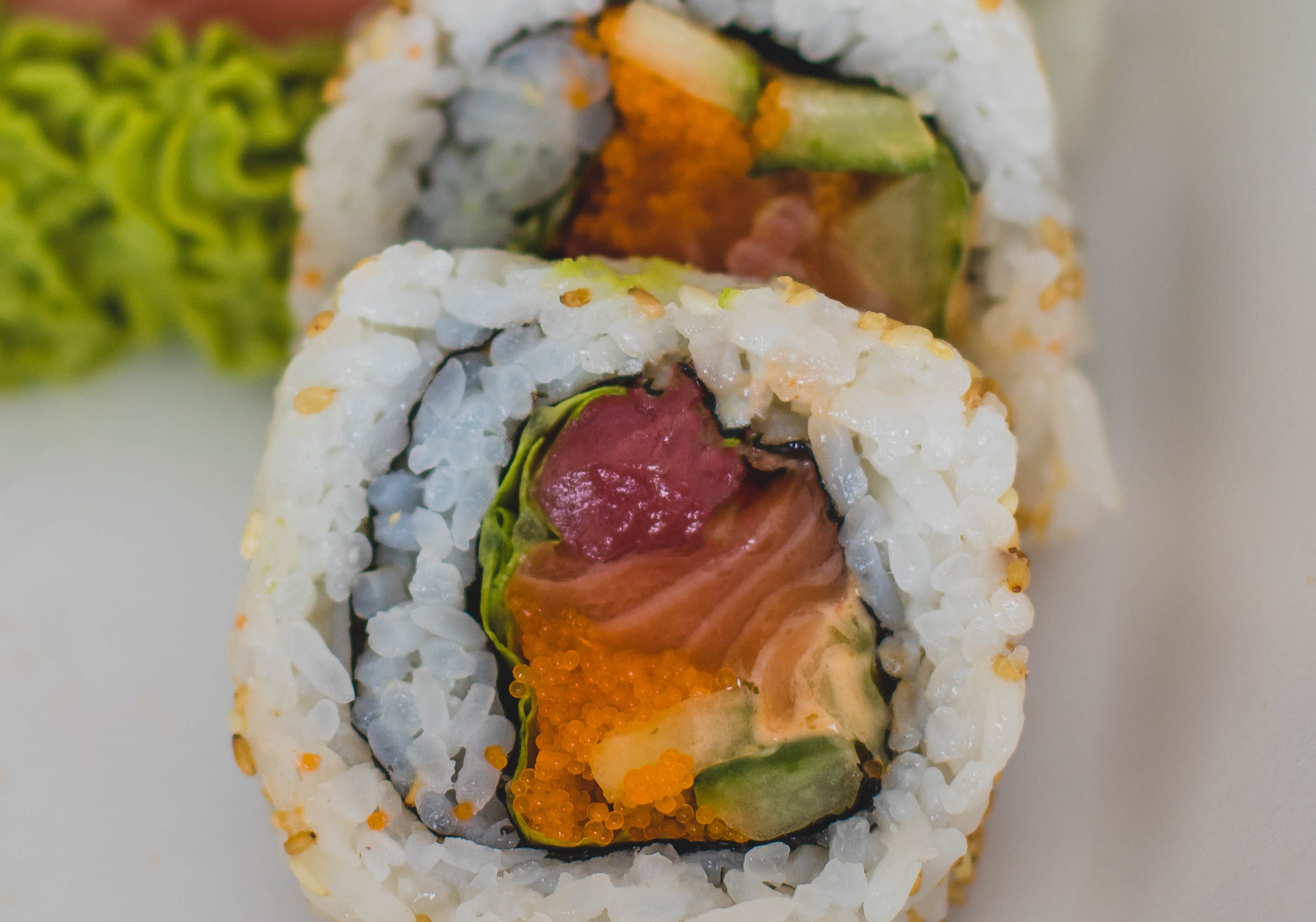 rolls de sushi