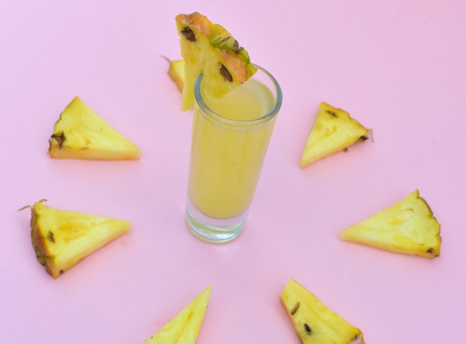 agua cascara de piña
