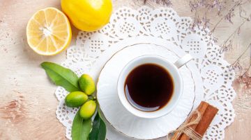 café con limón para bajar de peso