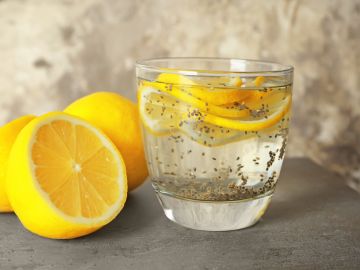 Agua de chía con limón es viral en tiktok