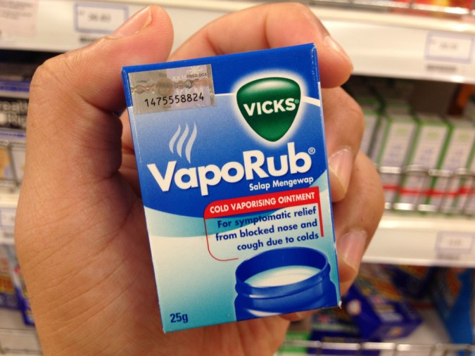 Vicks Vaporub para la fiebre