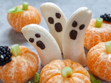 Recetas de dulces de Halloween con frutas