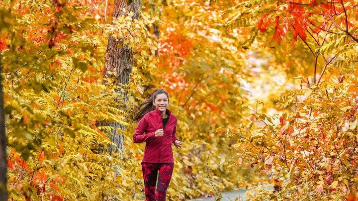 mujer corriendo