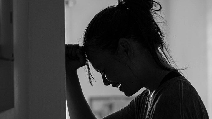 triste después de haber terminado con mi ex