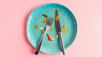 Cuando quedan restos de comida en un plato, inmediatamente se crea un ambiente favorable para las bacterias.