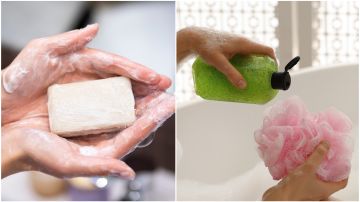 El método de fabricación es una de las diferencias más importantes entre el jabón en barra y el gel de baño.