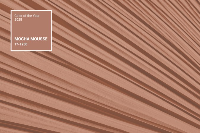 Mocha Mousse es un color marrón cálido y suave.