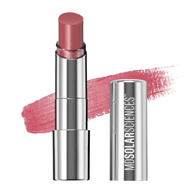 Bálsamo labial tintado SPF 30 de MDSolarSciences, disponible en Amazon.