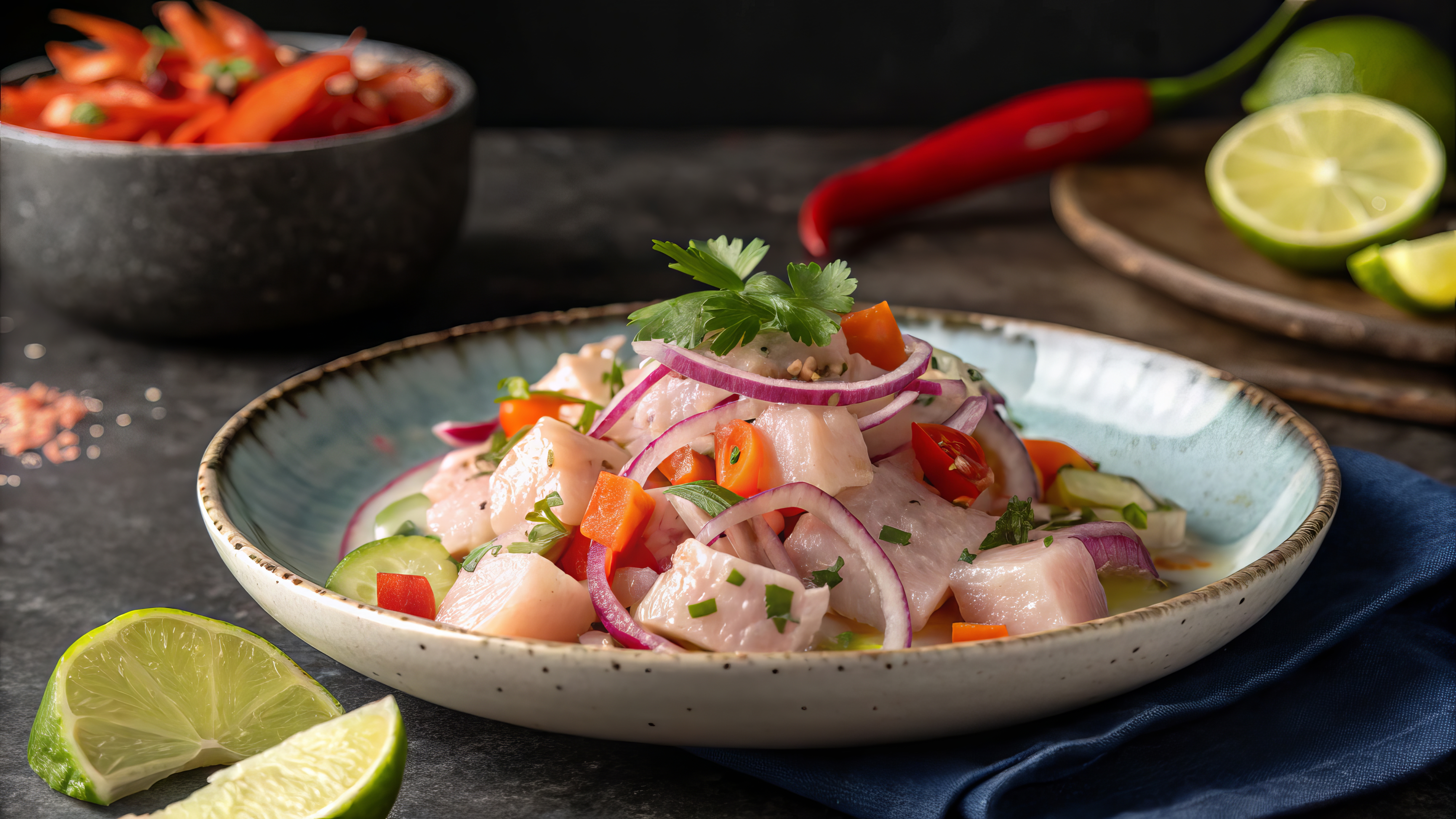 El ceviche es un platillo muy popular en las playas estadounidenses.